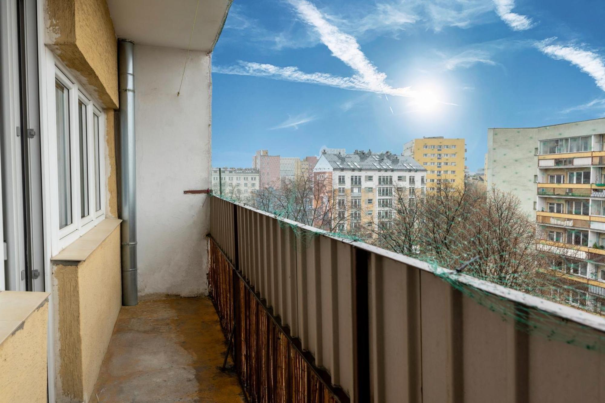 Comfy Flat In The City Center. Great View. Varšava Exteriér fotografie