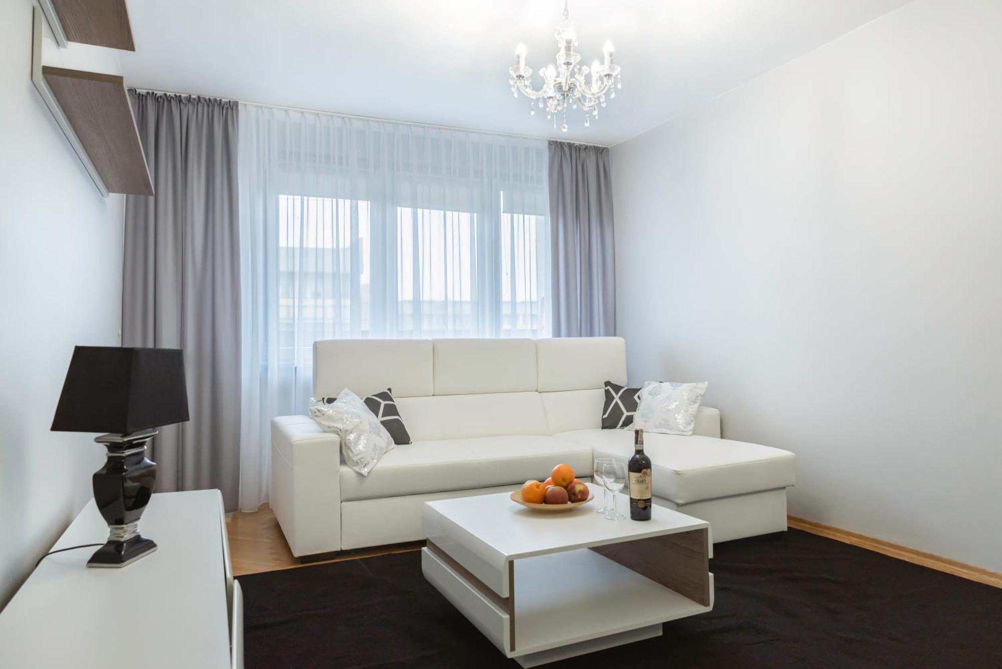 Comfy Flat In The City Center. Great View. Varšava Exteriér fotografie